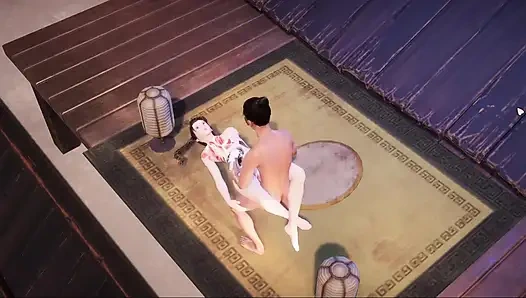 Hubungan seksual artistik dengan gadis seni bela diri
