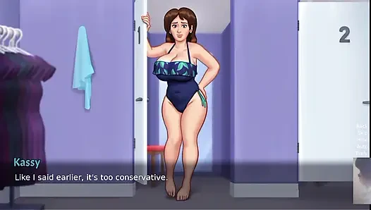 MILF STEP-MOM WAS SURPRISED! I FUCK HER IN SWIMSUIT! SUMMER TIME SAGA