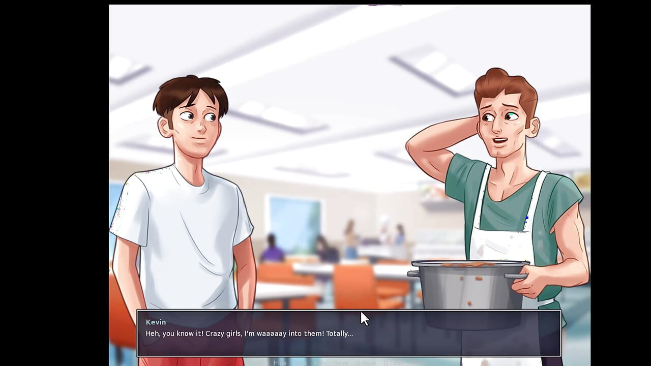 Summertime Saga, gli ha fatto una sega sotto la doccia e lo ha pulito.