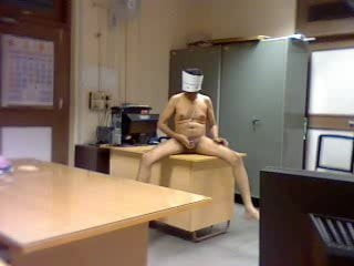 Alone in office