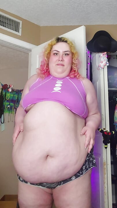 Gorda mulher pajama jiggle