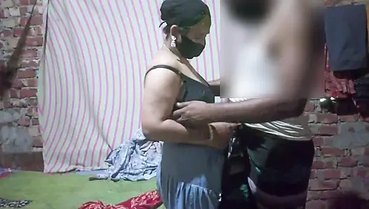 My beautiful stepmom went to the office, then stepmom wants to fuck her. Full Hindi viral video.