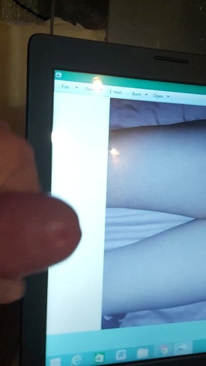 Cumming on slut pussy