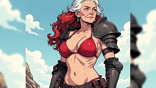Anime Style Sexy Warrior MILFs