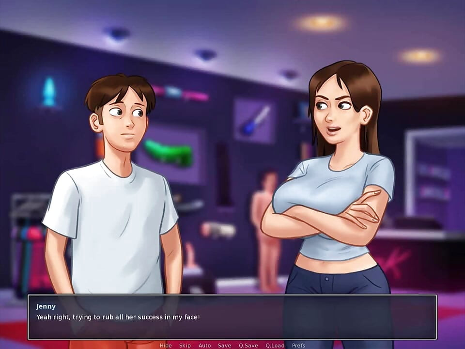 Summertime saga: 의붓아빠가 섹스 토이를 사도록 도와주고 뜻밖의 목구멍 파이 ep 62로 끝났어