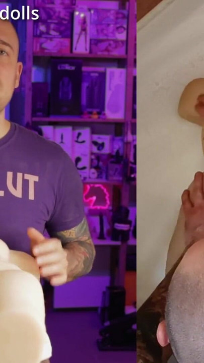 Jaw-dropping moment from "Tantaly Channing male sex doll torso testing and review"