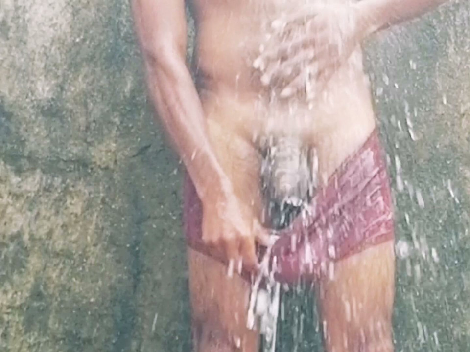 Gay outdoor shower