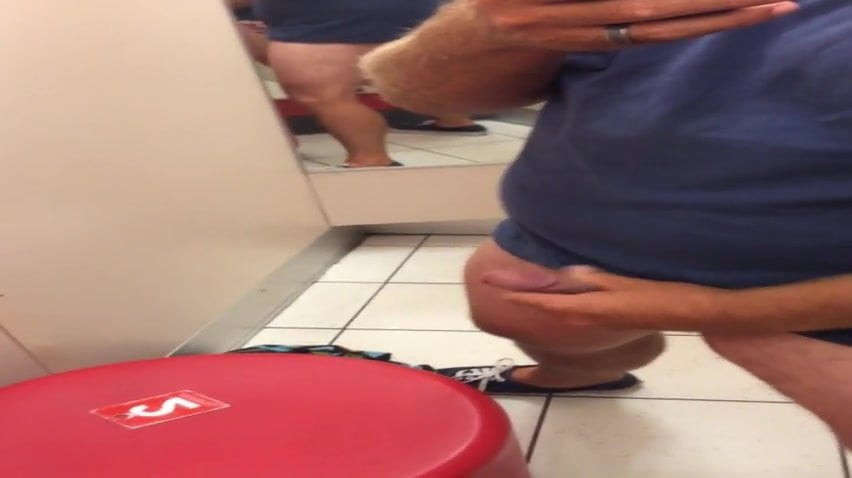 Public wank dressing room.