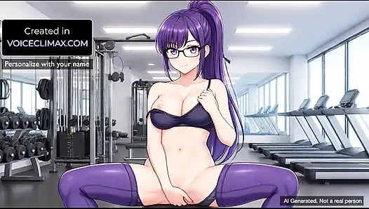 Sexy Gym Woman humillates you and laughs at Failed Workouts at gym and gives you femdom orders and jerk off instructions JOI
