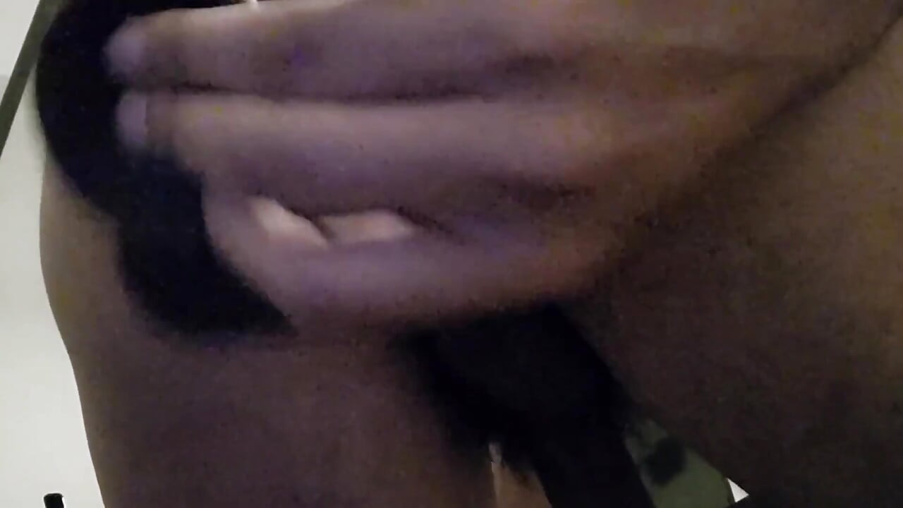 Playing with My Big Dildo