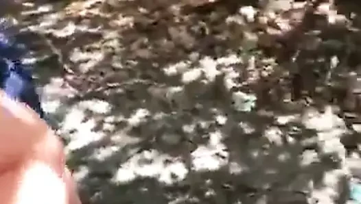 Small Cock porn video – Married daddy swallow in woods