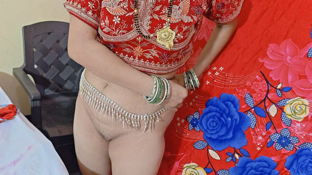 Dulhan wale getup me sauteli baben ne chudai raat ko clear hindi talk