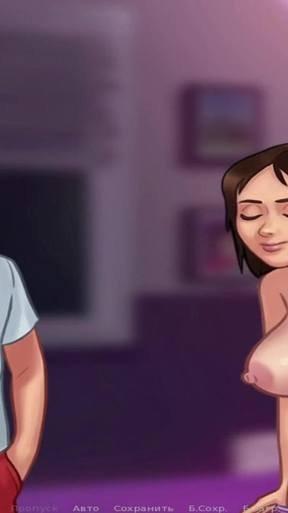 Zapanjujući trenutak iz "SummertimeSaga - It's The First Slit You See E1 # 37"
