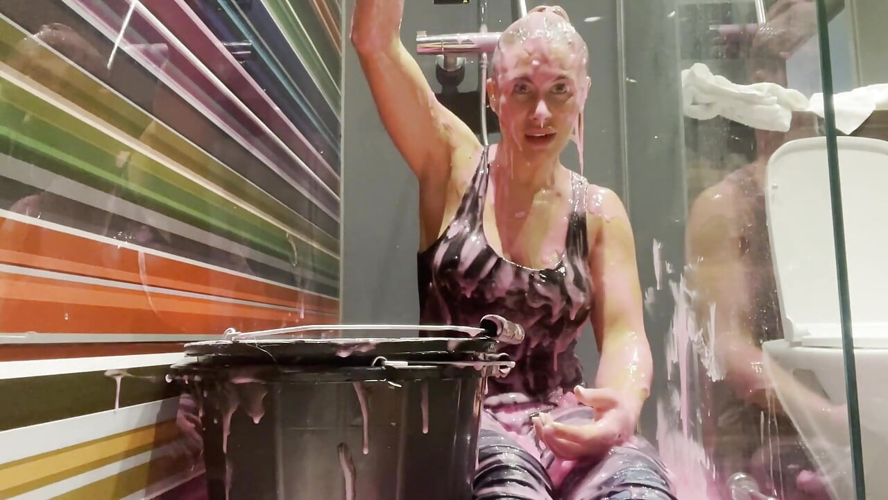 Callie Gets Pink Gunged