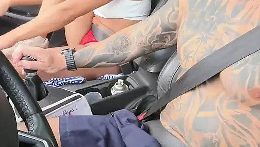 I Travel with My Stepsister, She Puts on Her Bikini and I Fuck Her in the Ass Right There on the Road
