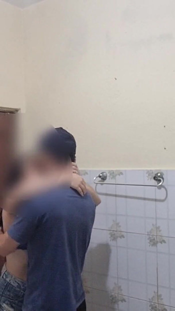 Must-see moment from "young couple fucks in the public bar"