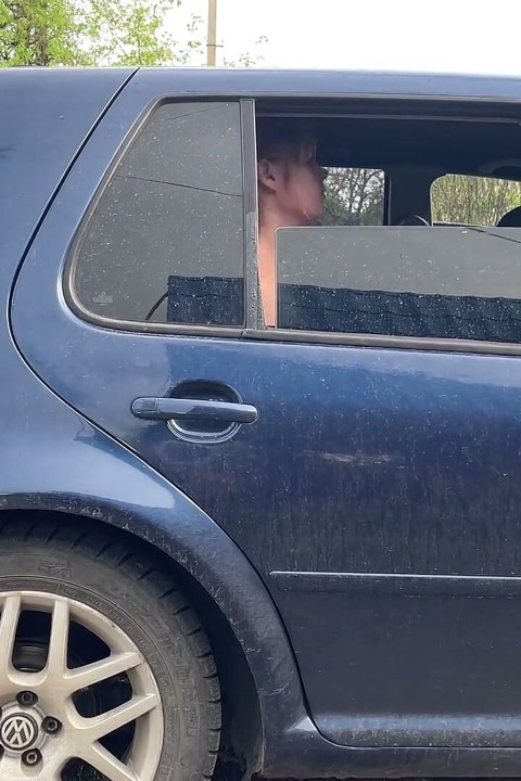 Backseat Tease: Jumping for Your Pleasure