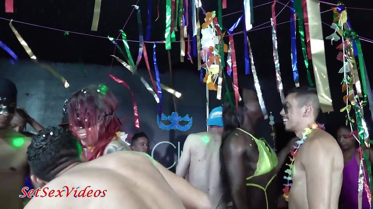 Lizzy Hartz Debuting at a Carnival Party, Very Horny