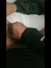 Strocking my big hard cock
