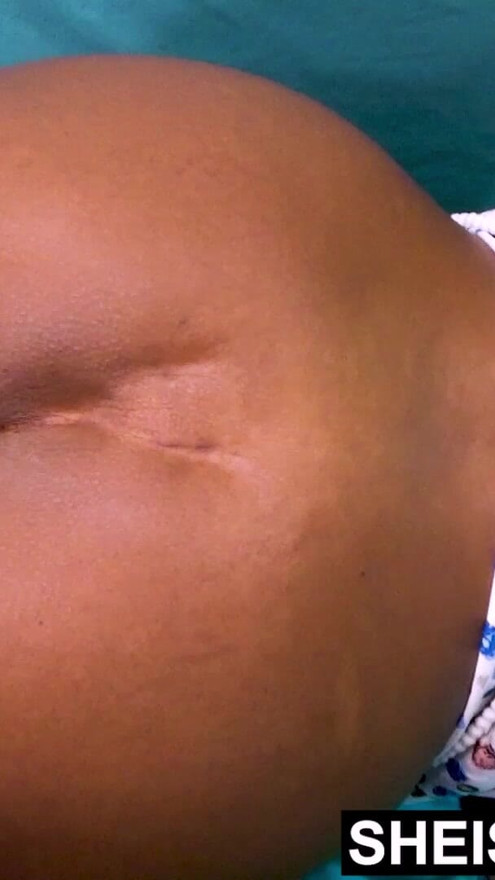 Stuffing My Finger Deep Into Redbone Baddie Sheisnovember Little Bare Ebony Pussy Closeup, With White Shorts Down HD | Clip 1