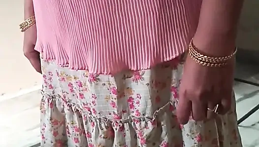 Momen rahasia pembantu rumah tangga dengan romansa penuh dengan suara telugu yang cantik