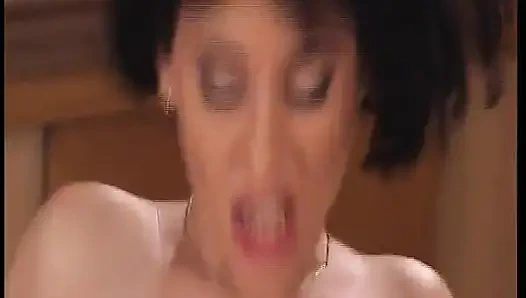 Tatted Brunette German Cougar Housewife Gets Anal and Rides Thick Dick