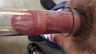 Thick Cocked straight Aussie tradie sucked by milking machine (no cum) - Session.02