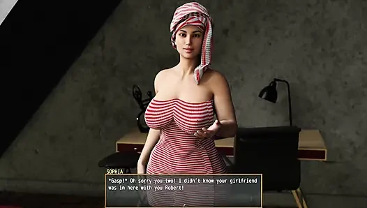 Robert's Compliments to His Bubbly Hot Step MOTHER & Mesmerised By Her Big Tits And Huge Ass