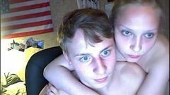 Couple from the  USA caught on webcam (June 13, 2012)
