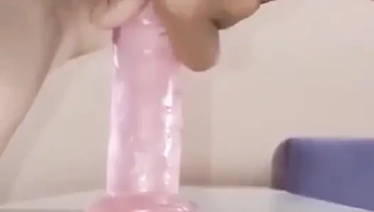 Solo masturbation with mature petite wife