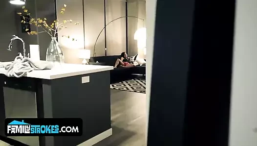 Bend Her Over porn video – Caught in the Act: Stepsister's Dirty Secret and Her Punishment!