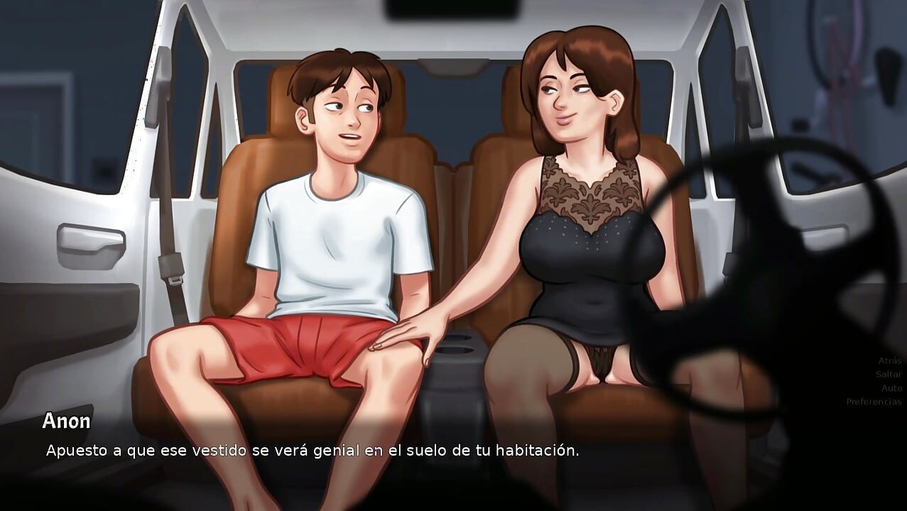 Stepmom doesn't stop fucking all the time and wants to experience new things - summertime saga