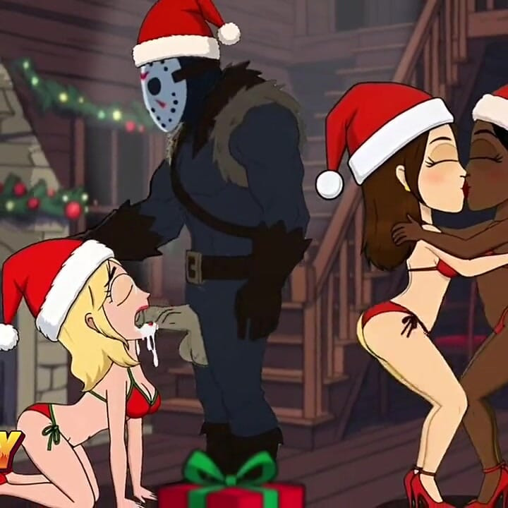 Sexparty mit schlampen im Camp Crystal lake, Cartoon