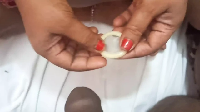 Aunty called home and sucked cock