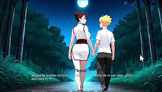 Kunoichi TenTen genießt es, zu lutschen
