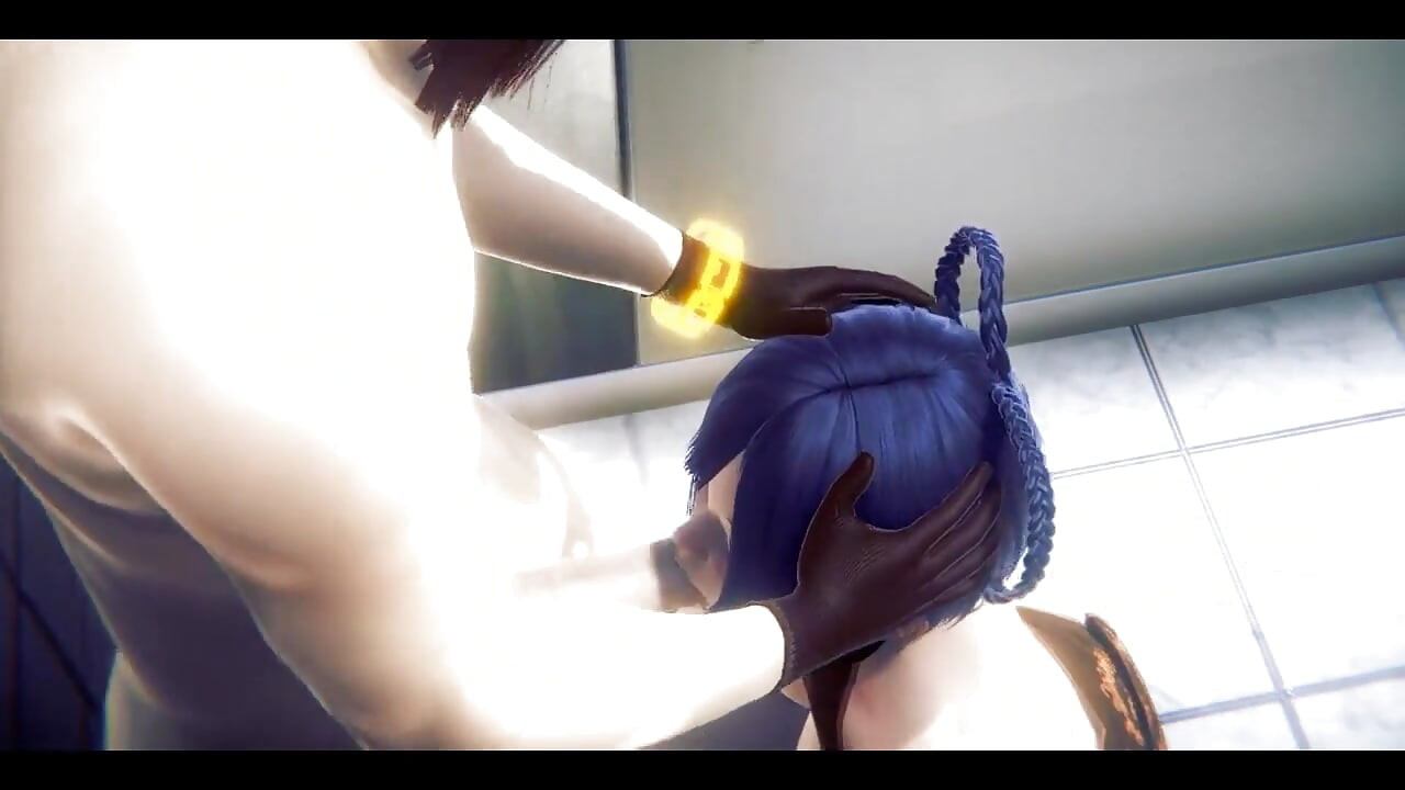 Genshin Impact Hentai - Xialing hardsexing dans des toilettes japonaises non censuré - Jeu de film porno, manga asiatique japonais