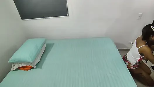 Morocha si cewek kolombia dientot habis-habisan sama tetangganya di pereira