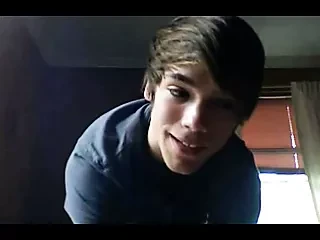 twink jerking off