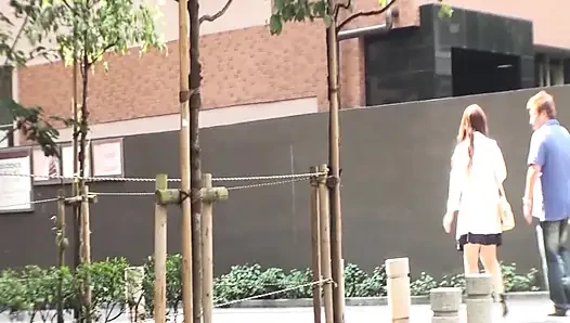 A115F01 Picking up a busty wife with clothes on the street, almost bursting with clothes! A sexy body at the perfect time for eating, adult toy play, and a lewd 3P sex that blossoms!