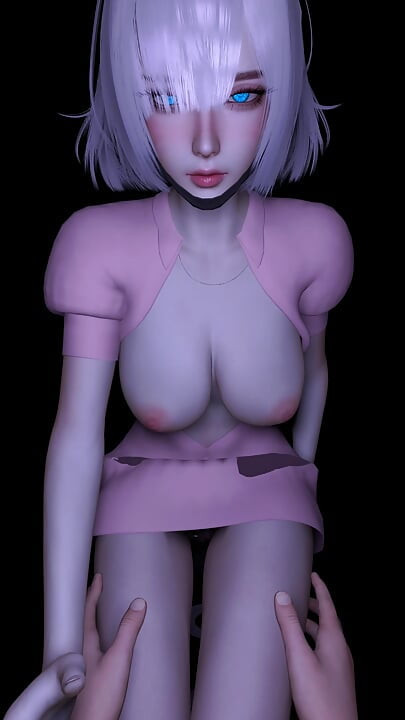 Enfermeira cosplay lap dance pov
