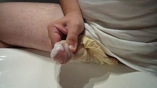 Masturbando em meia-calça
