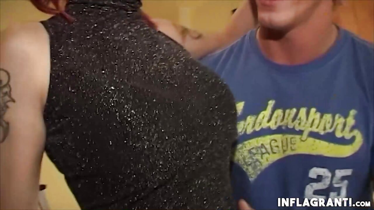 Deep titty fucking for a naughty redhead babe