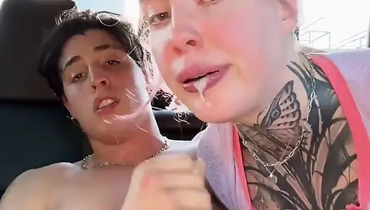 2 lesbian 1 kontol