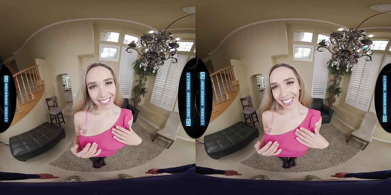 LETHAL HARDCORE VR - Flexible MILF Strips For You Before Spreading Wide For Your Dick