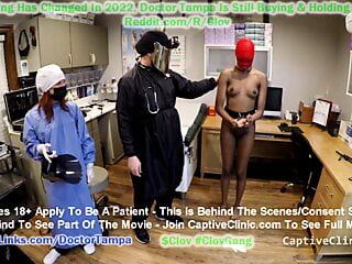 captivecliniccomでタンパ医師、ナース・ステイシー・シェパード、緊縛バイオレットワンド4インパクトプレイに撮られる美しい黒人ティーン宝石