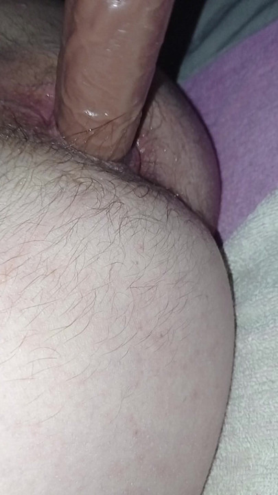 Dildo on my ass
