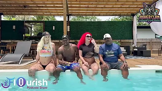 Mrflourish Podcast mit Gast Roxi Keogh, Gigi Patsy und Datjguy in Florida