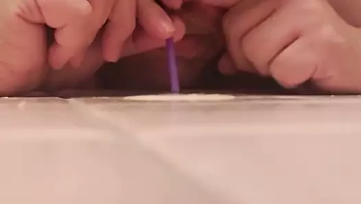 Korkak beni snorting benim cum ile bir saman