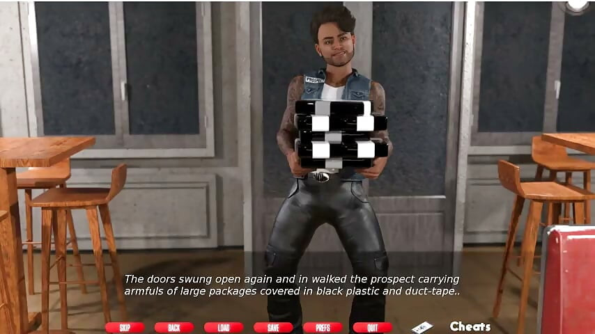 Tetangga nakal - permainan gameplay - permainan peran - tante seksi lagi asik fingering memeknya di bar