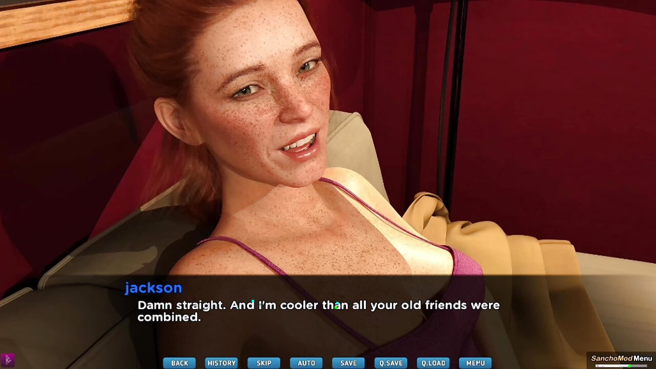 Testigo desnudo # 8 - Jackson y Mona se besan en el sofá